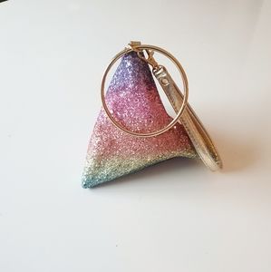 🍭💥Pastel Rainbow Glitter Clutch/Purse